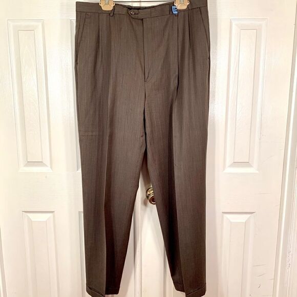 VINTAGE HART SCHAFFNER & MARX GOLD TRUMPETER 46L - Picture 7 of 11